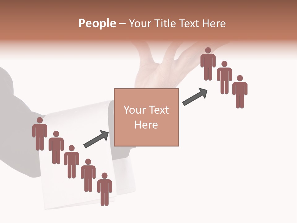 Cutout Tray Over PowerPoint Template