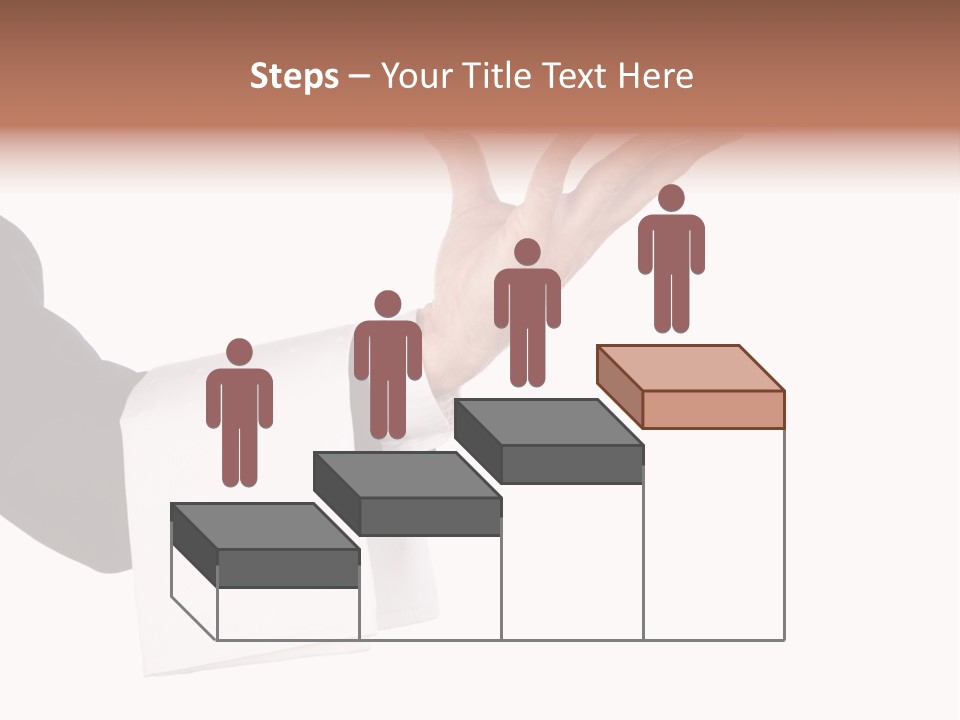 Cutout Tray Over PowerPoint Template