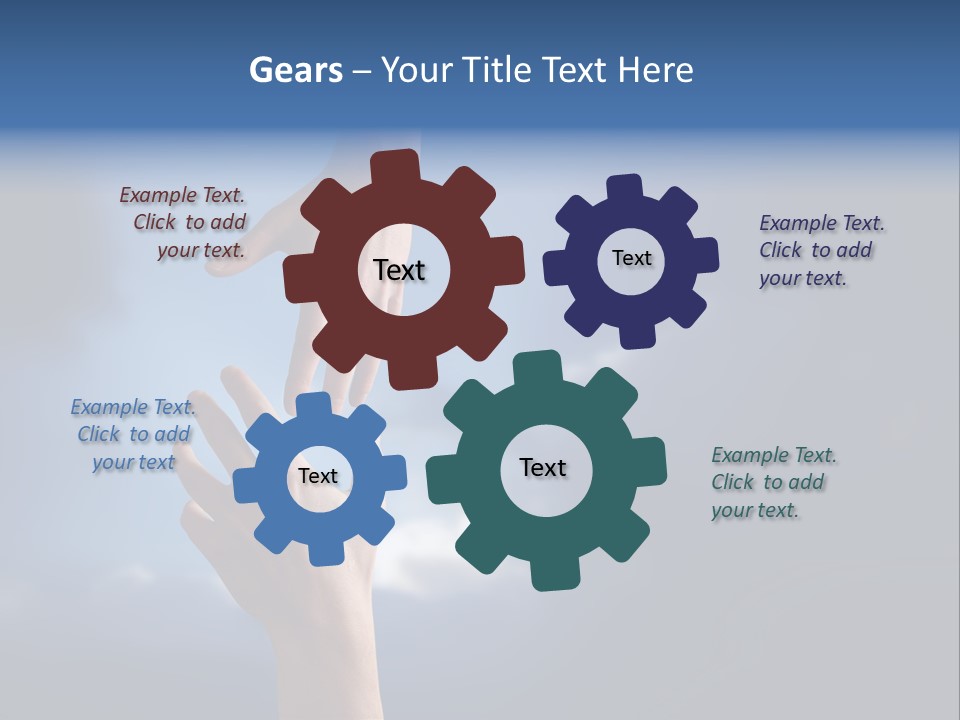 Aid Gesture Handshake PowerPoint Template