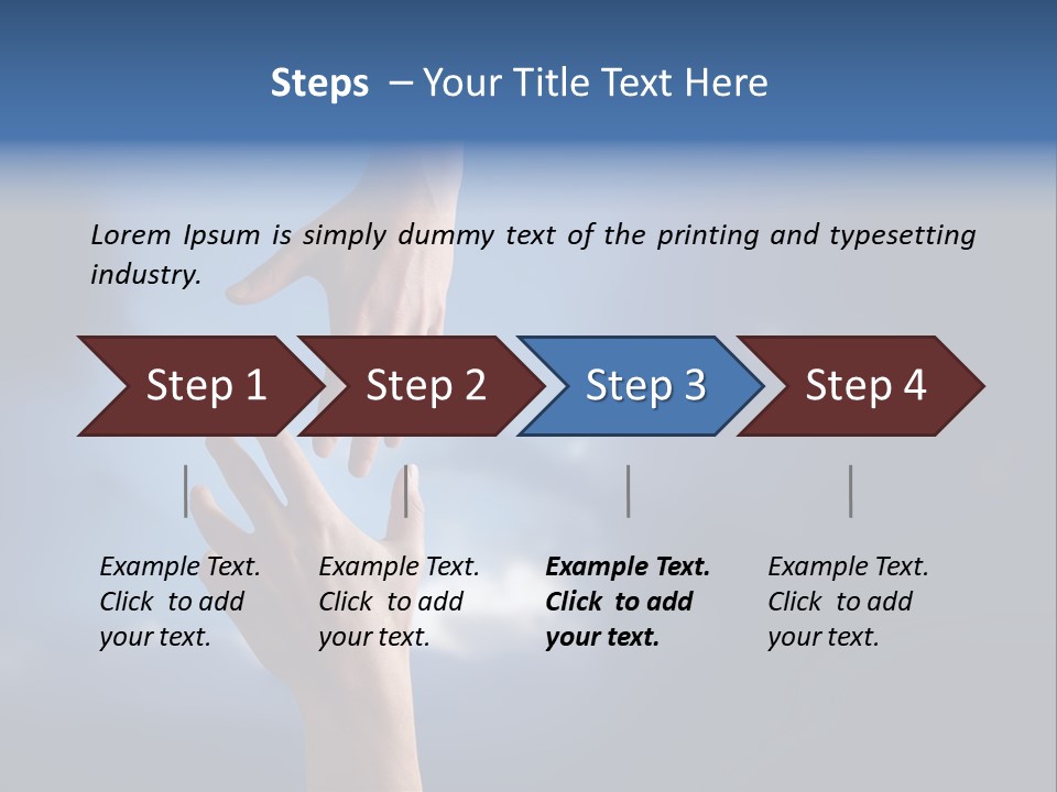 Aid Gesture Handshake PowerPoint Template