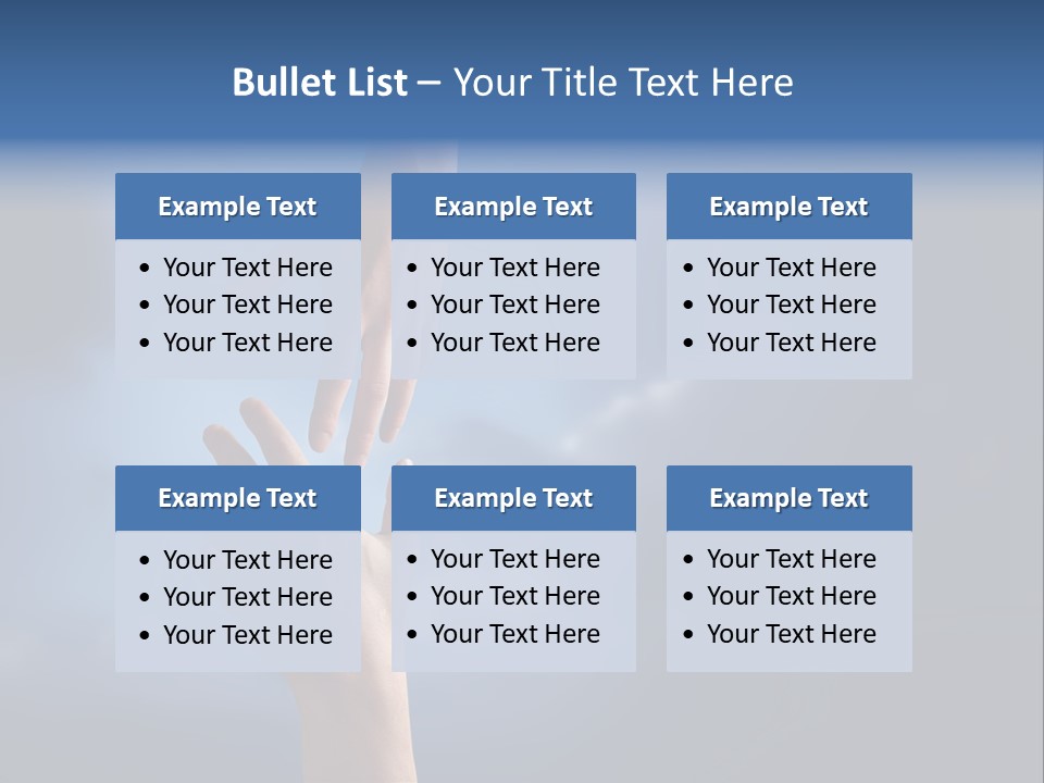 Aid Gesture Handshake PowerPoint Template