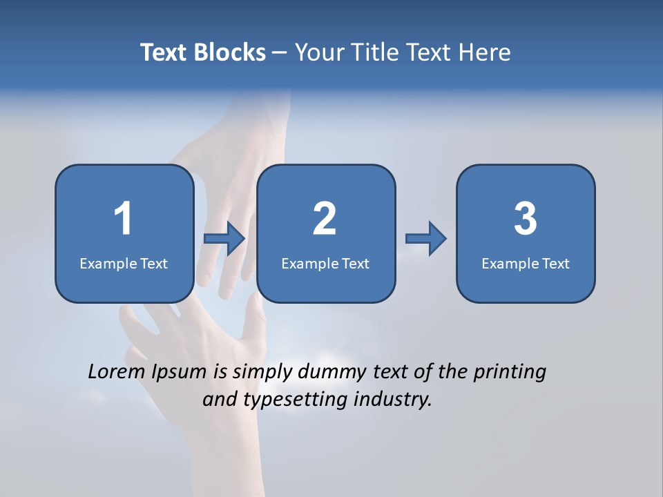 Aid Gesture Handshake PowerPoint Template