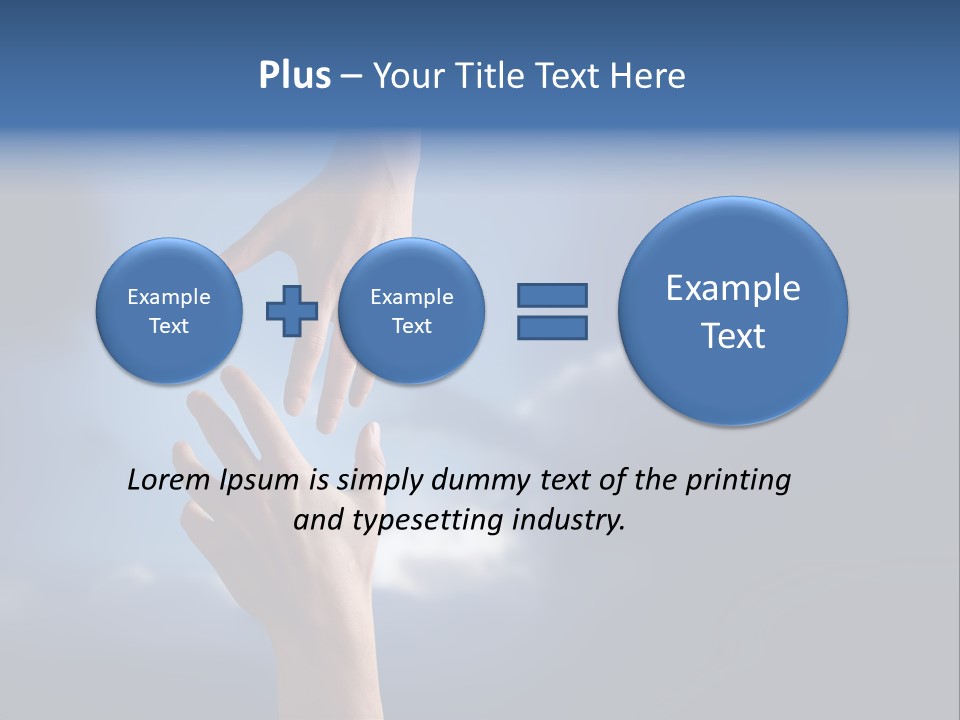 Aid Gesture Handshake PowerPoint Template