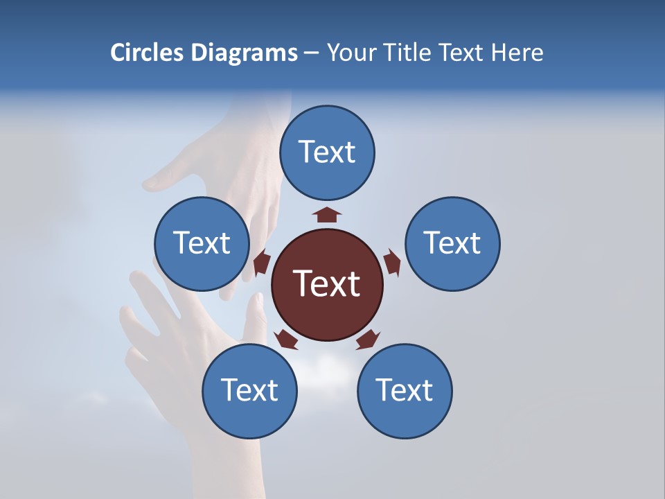 Aid Gesture Handshake PowerPoint Template