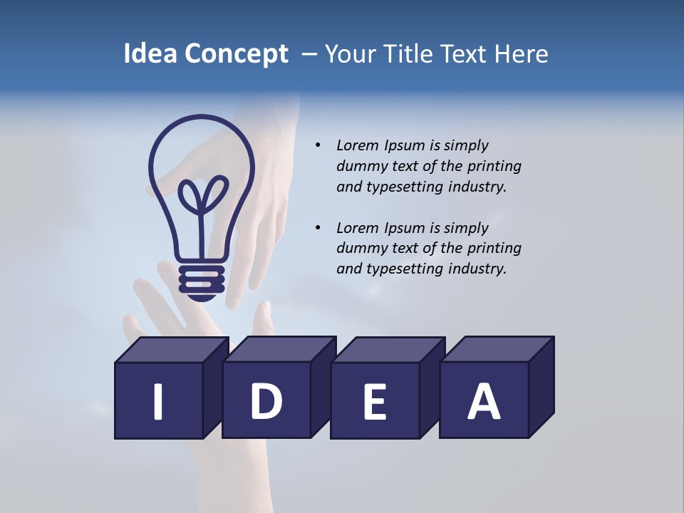 Aid Gesture Handshake PowerPoint Template