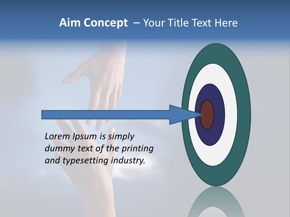 Aid Gesture Handshake PowerPoint Template