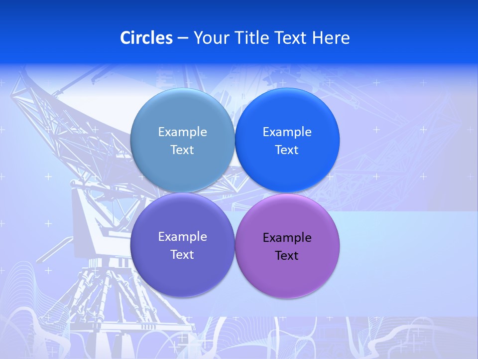 Universe Technology Dishes PowerPoint Template