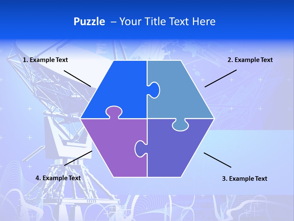 Universe Technology Dishes PowerPoint Template