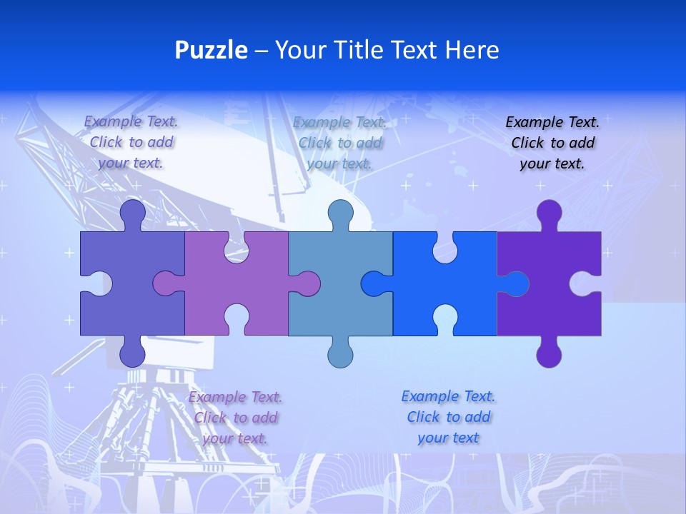 Universe Technology Dishes PowerPoint Template