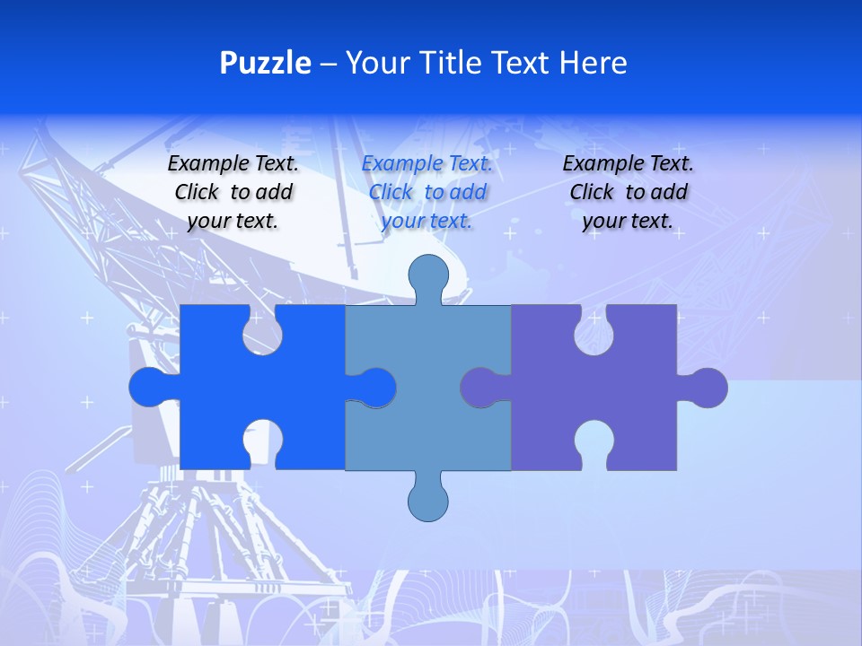 Universe Technology Dishes PowerPoint Template