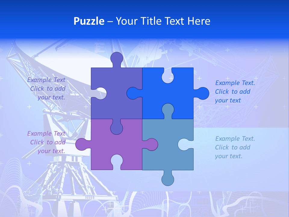 Universe Technology Dishes PowerPoint Template