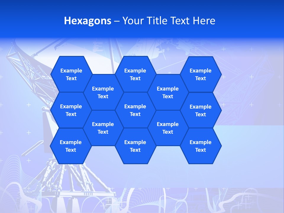 Universe Technology Dishes PowerPoint Template