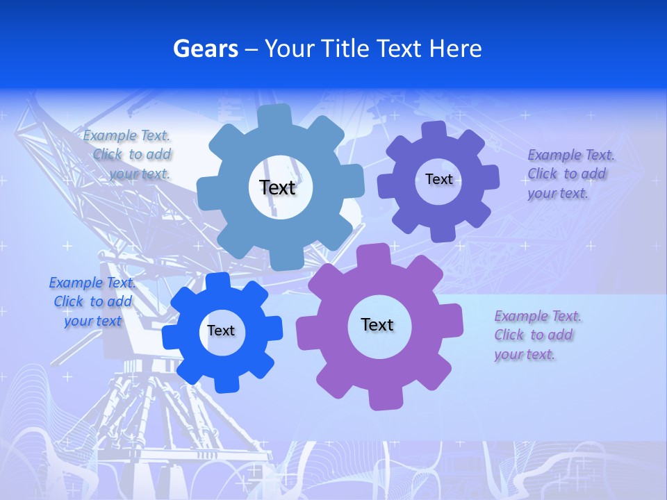 Universe Technology Dishes PowerPoint Template