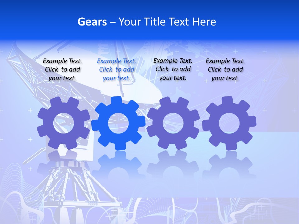 Universe Technology Dishes PowerPoint Template