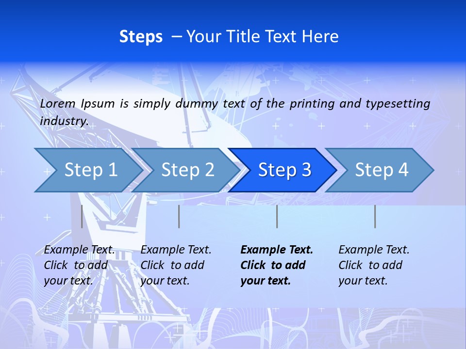 Universe Technology Dishes PowerPoint Template