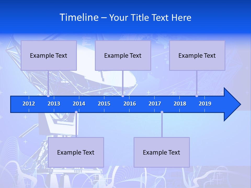 Universe Technology Dishes PowerPoint Template