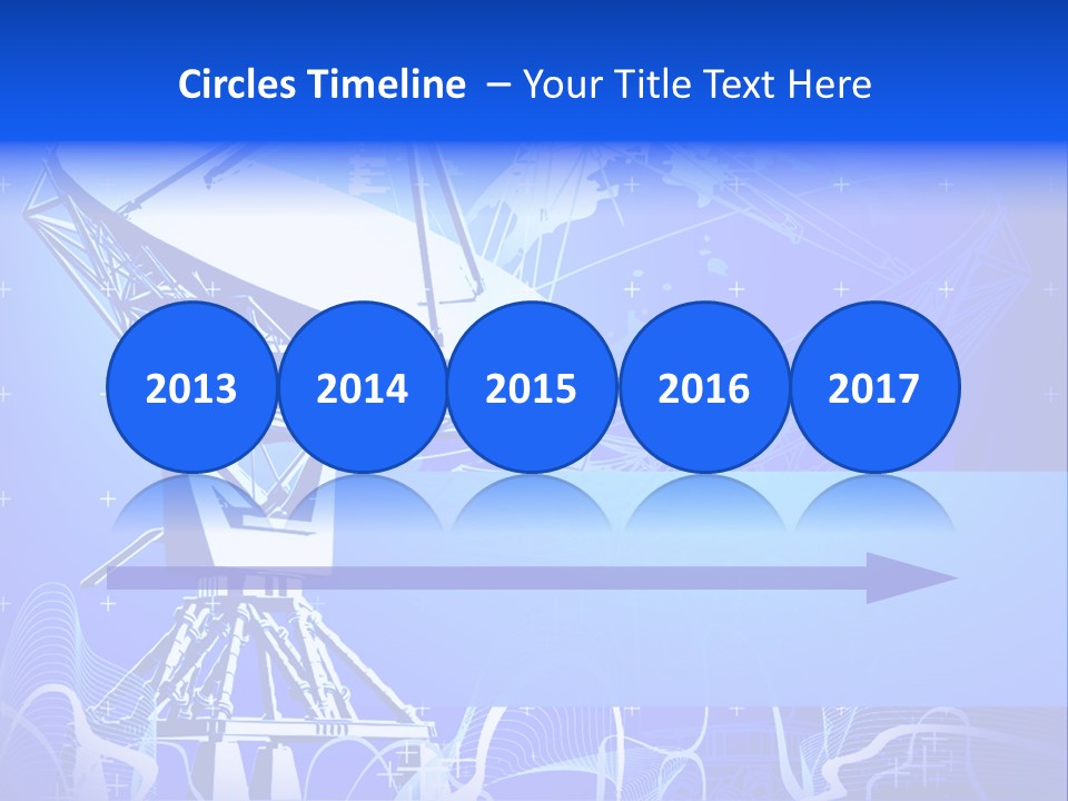 Universe Technology Dishes PowerPoint Template