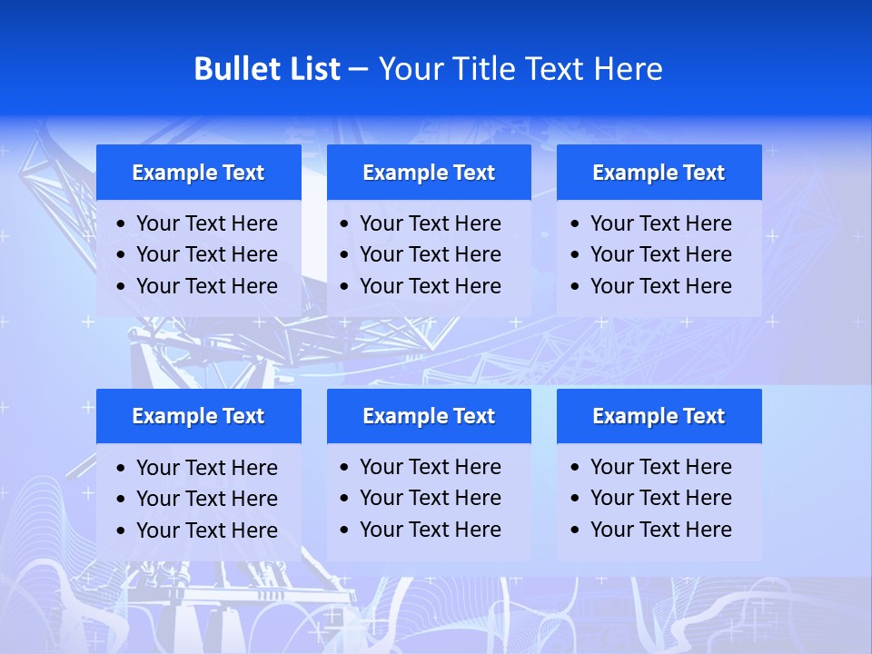 Universe Technology Dishes PowerPoint Template