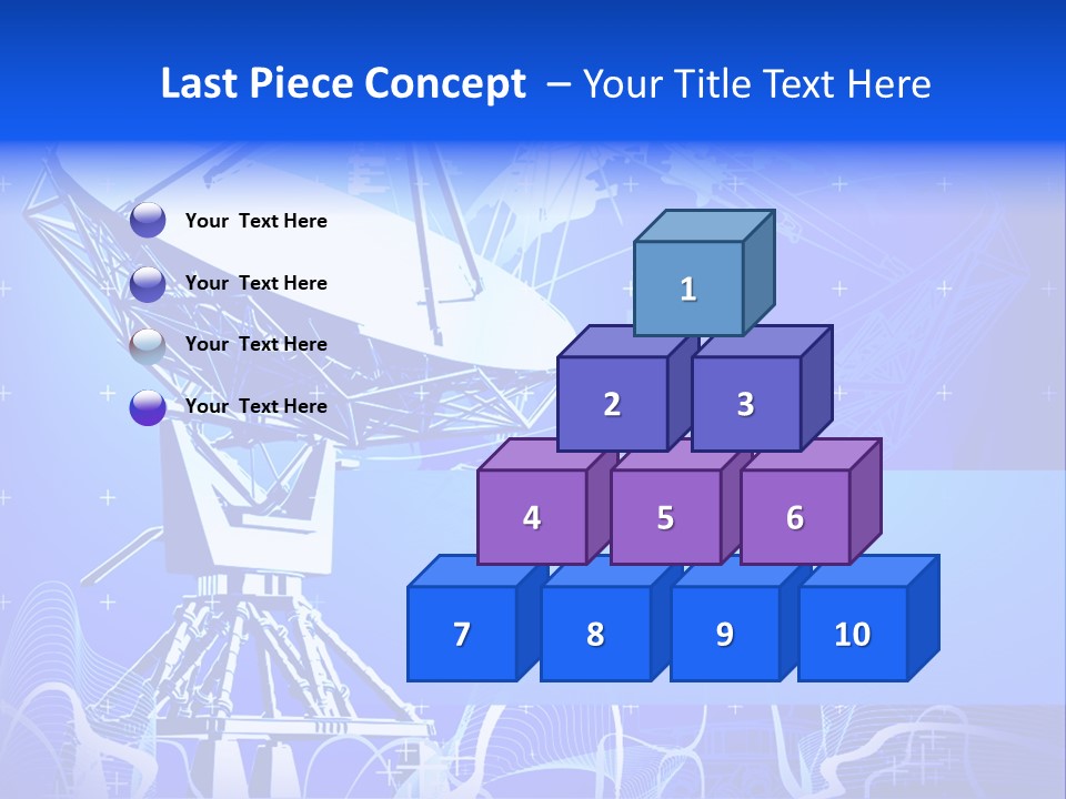 Universe Technology Dishes PowerPoint Template
