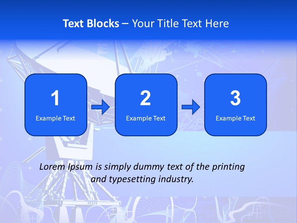 Universe Technology Dishes PowerPoint Template