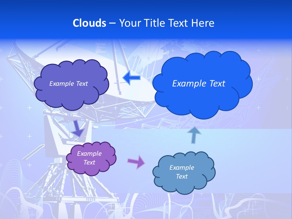 Universe Technology Dishes PowerPoint Template