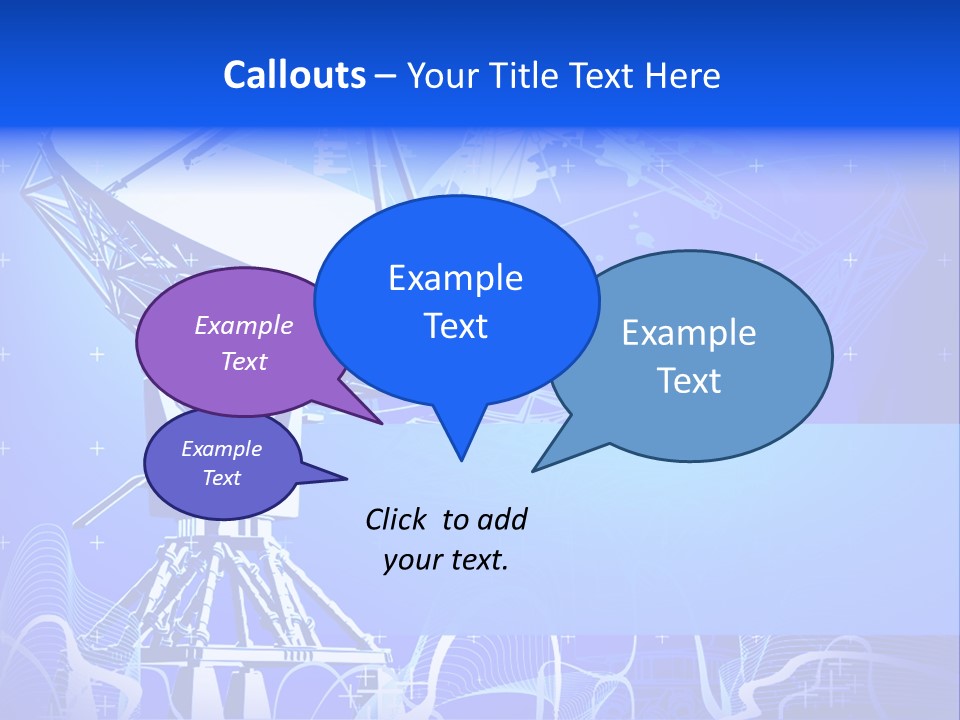 Universe Technology Dishes PowerPoint Template