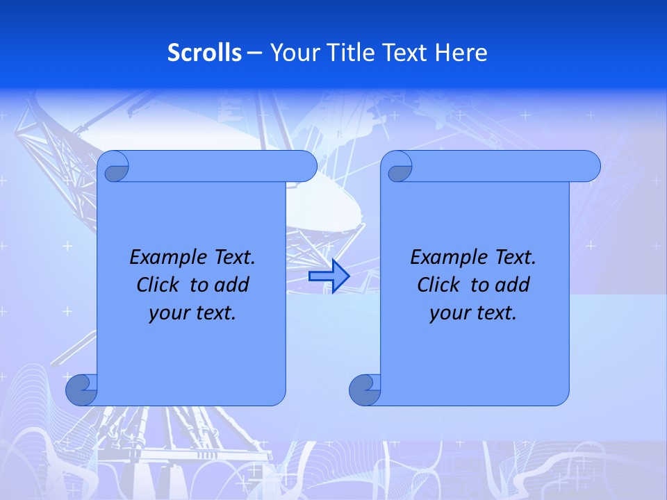 Universe Technology Dishes PowerPoint Template