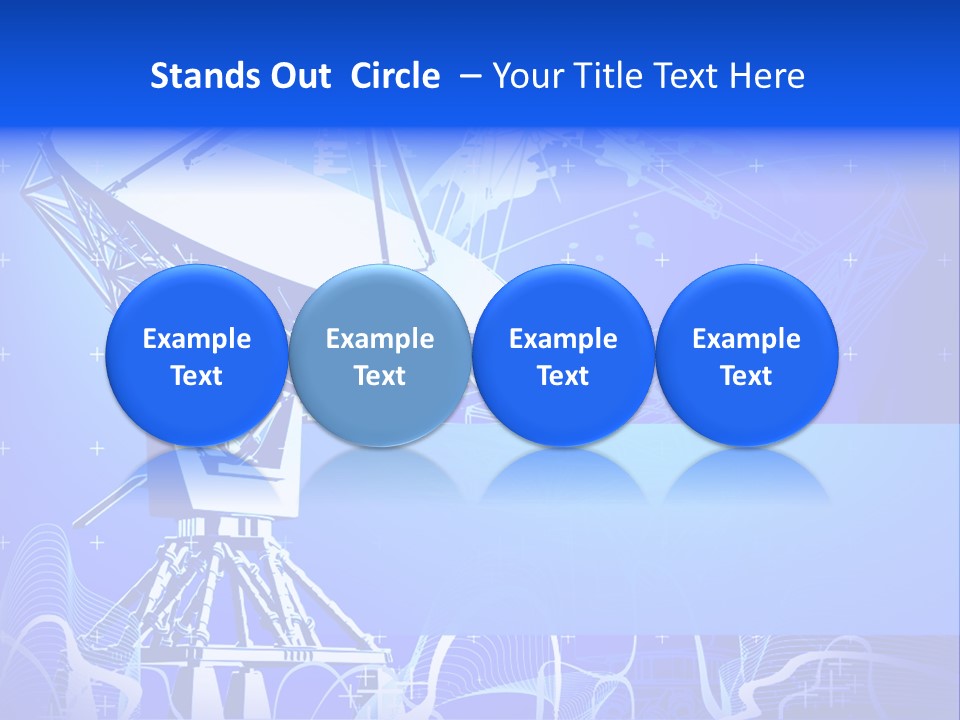 Universe Technology Dishes PowerPoint Template