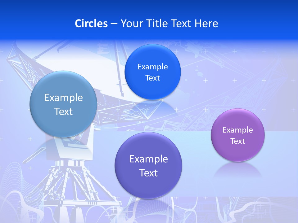 Universe Technology Dishes PowerPoint Template