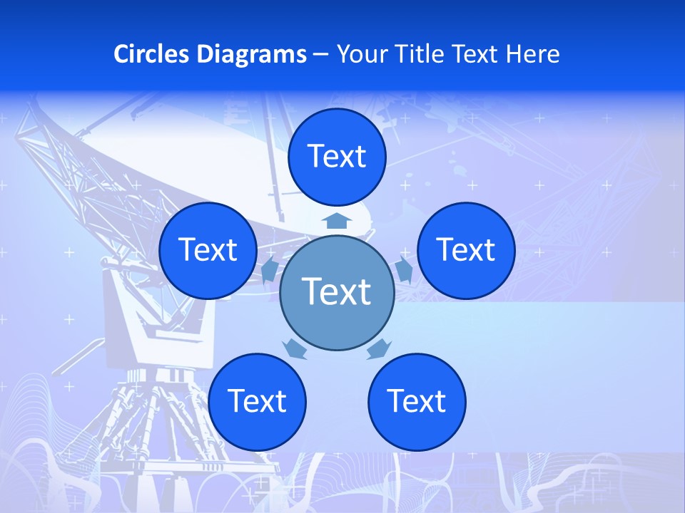 Universe Technology Dishes PowerPoint Template
