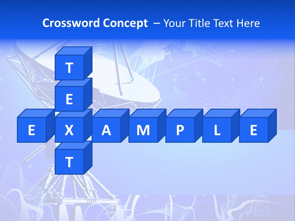 Universe Technology Dishes PowerPoint Template