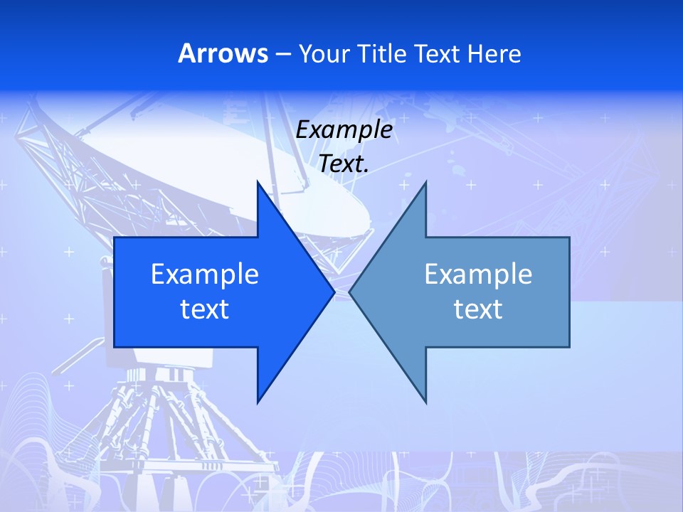 Universe Technology Dishes PowerPoint Template
