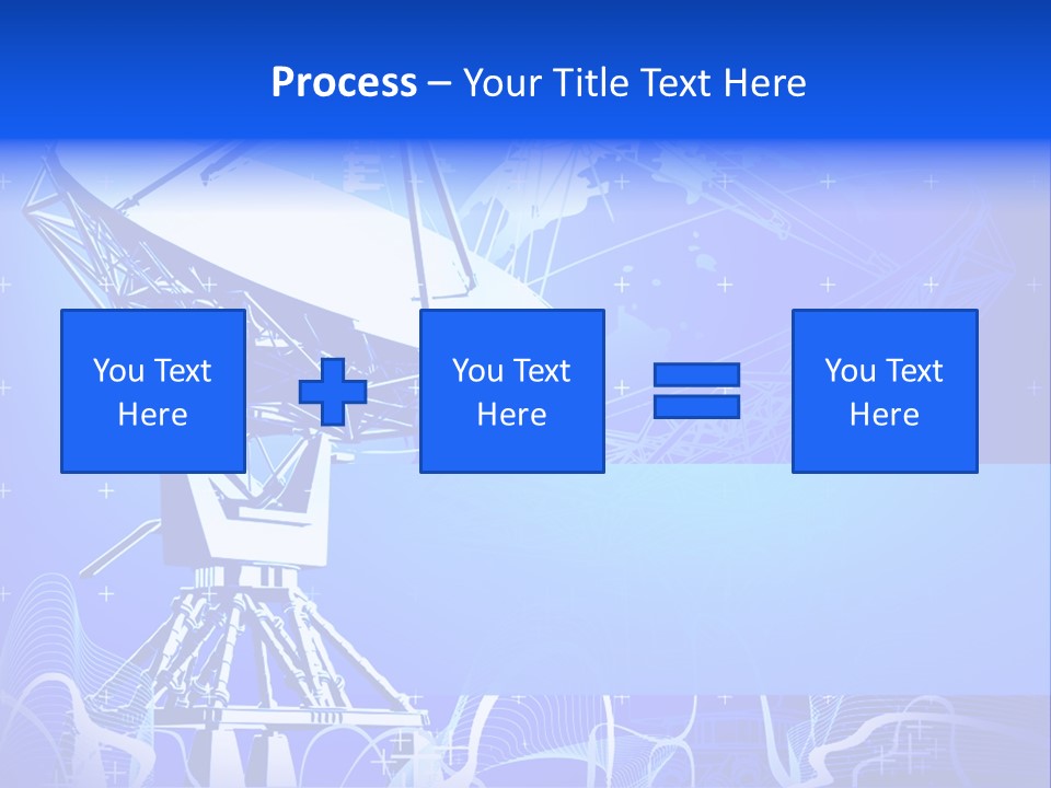 Universe Technology Dishes PowerPoint Template