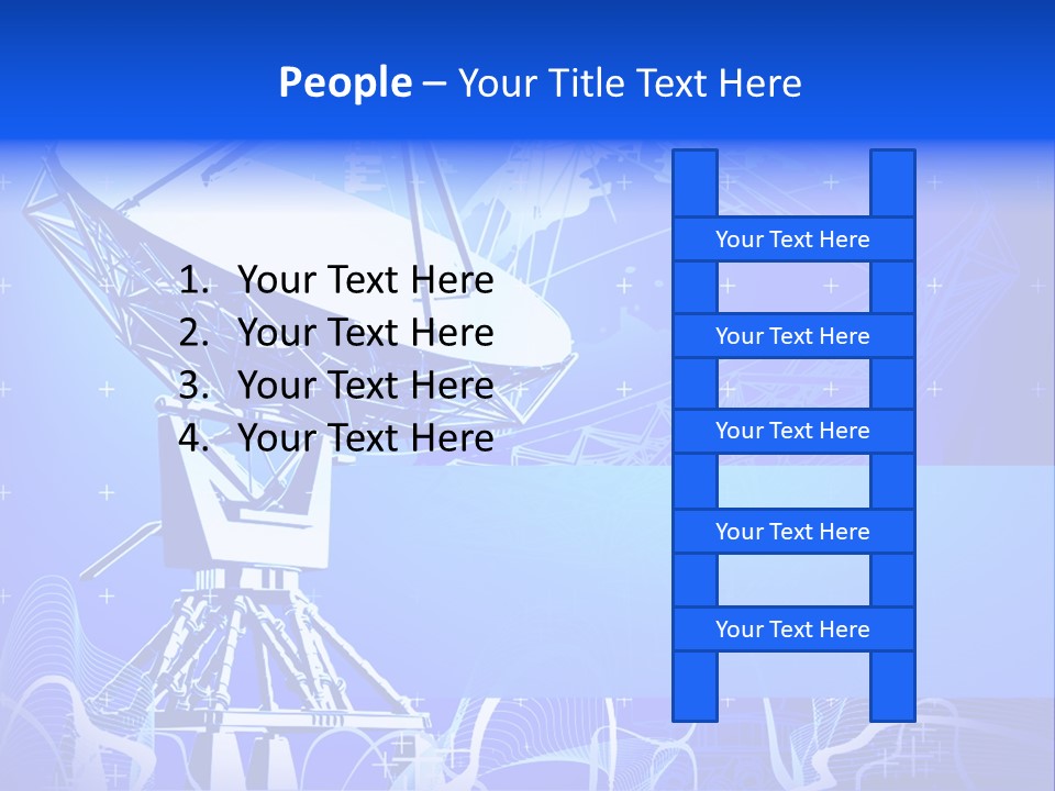 Universe Technology Dishes PowerPoint Template