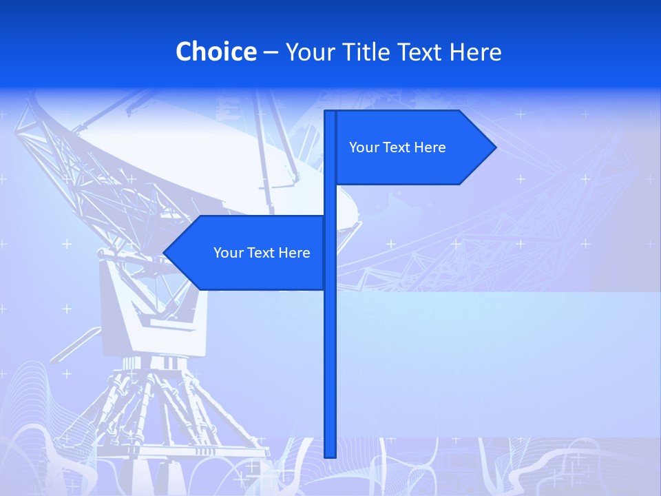 Universe Technology Dishes PowerPoint Template