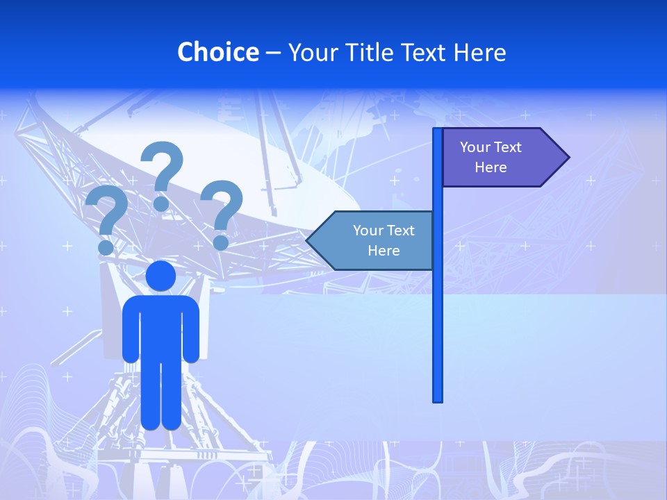 Universe Technology Dishes PowerPoint Template