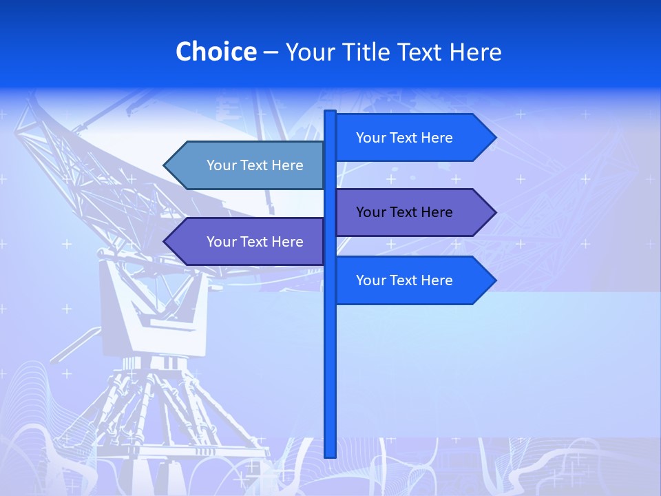 Universe Technology Dishes PowerPoint Template