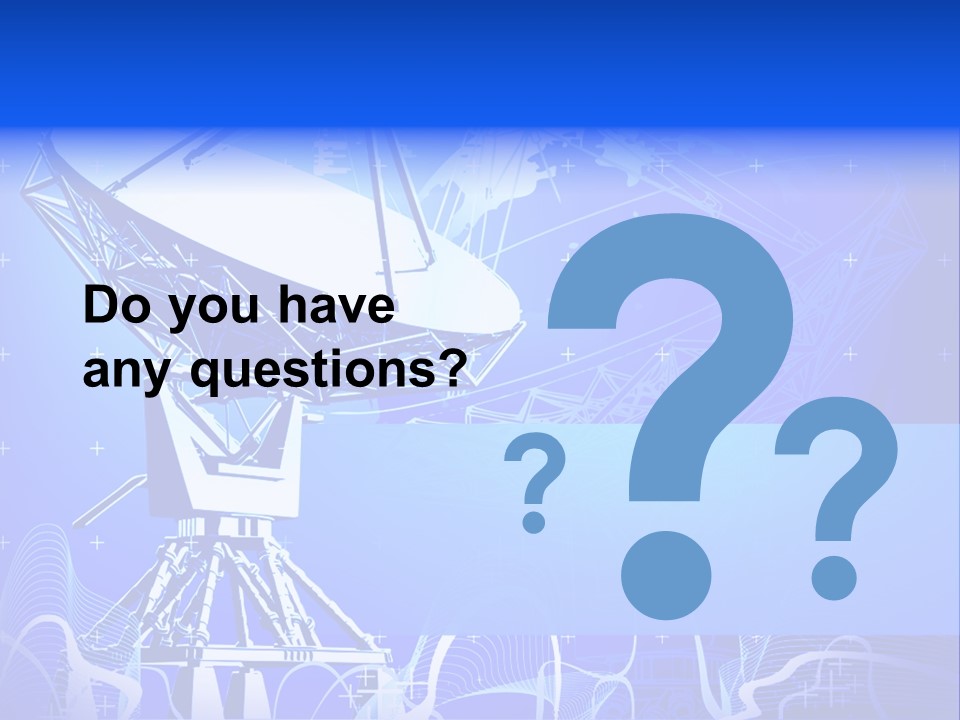 Universe Technology Dishes PowerPoint Template