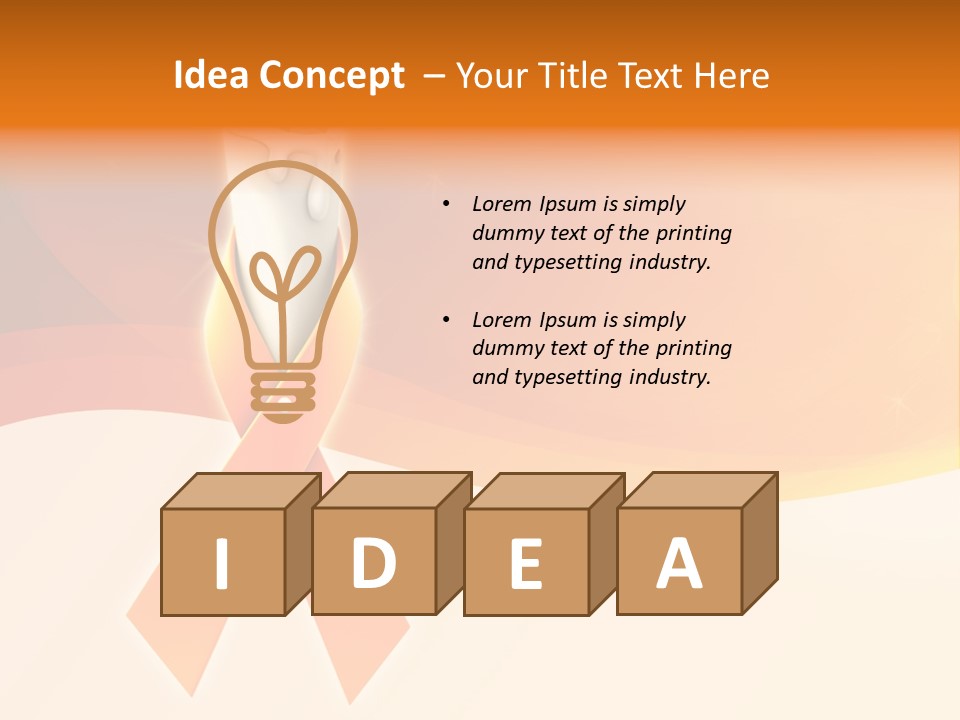 Light Isolated Hope PowerPoint Template