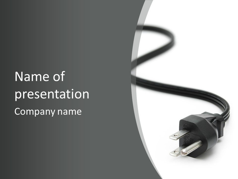 Power Supply Industrial PowerPoint Template