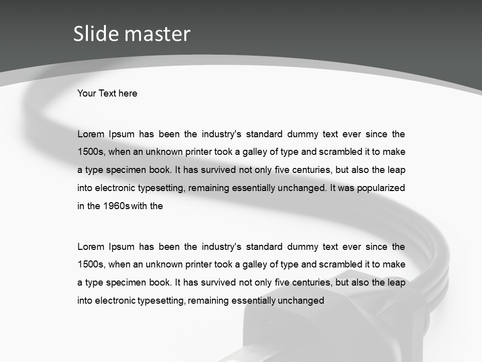 Power Supply Industrial PowerPoint Template