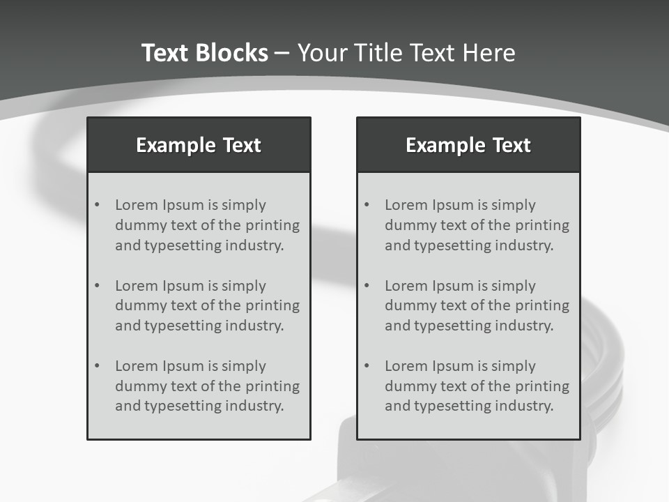 Power Supply Industrial PowerPoint Template