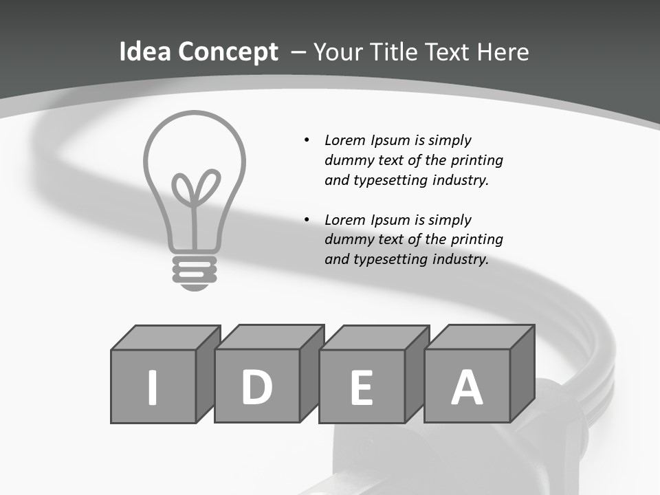 Power Supply Industrial PowerPoint Template