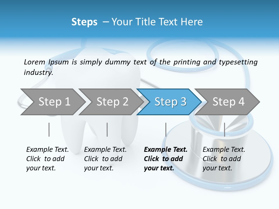Object Medicine Dentist PowerPoint Template