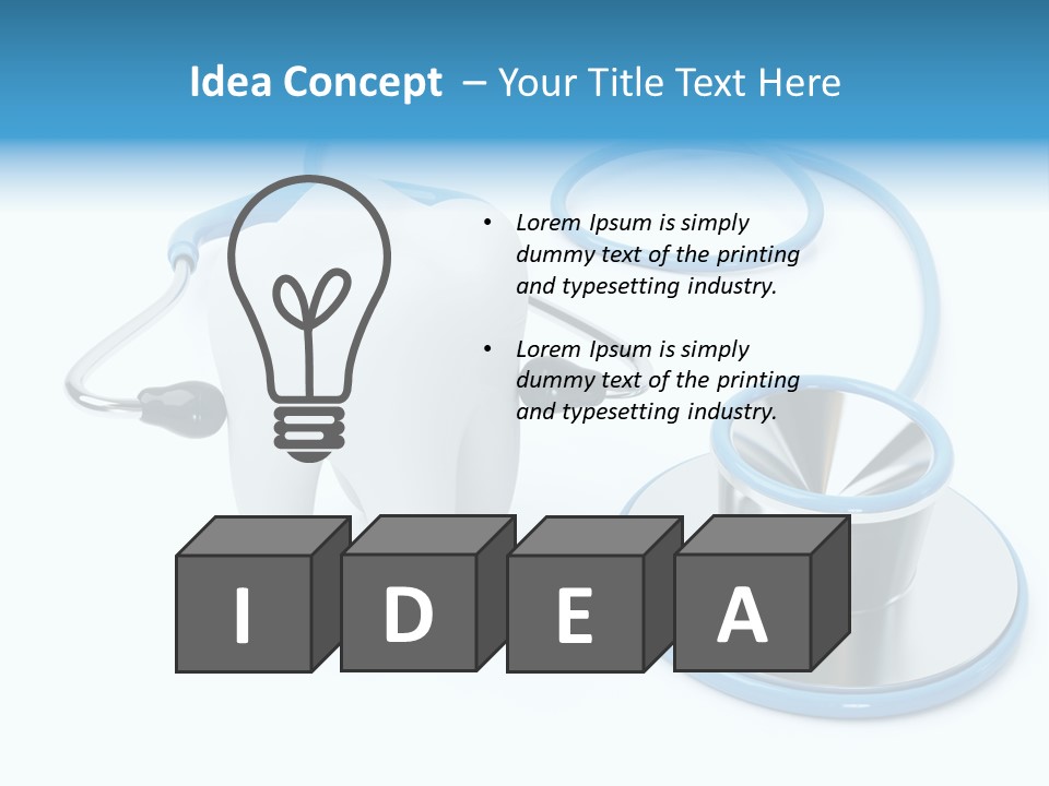 Object Medicine Dentist PowerPoint Template