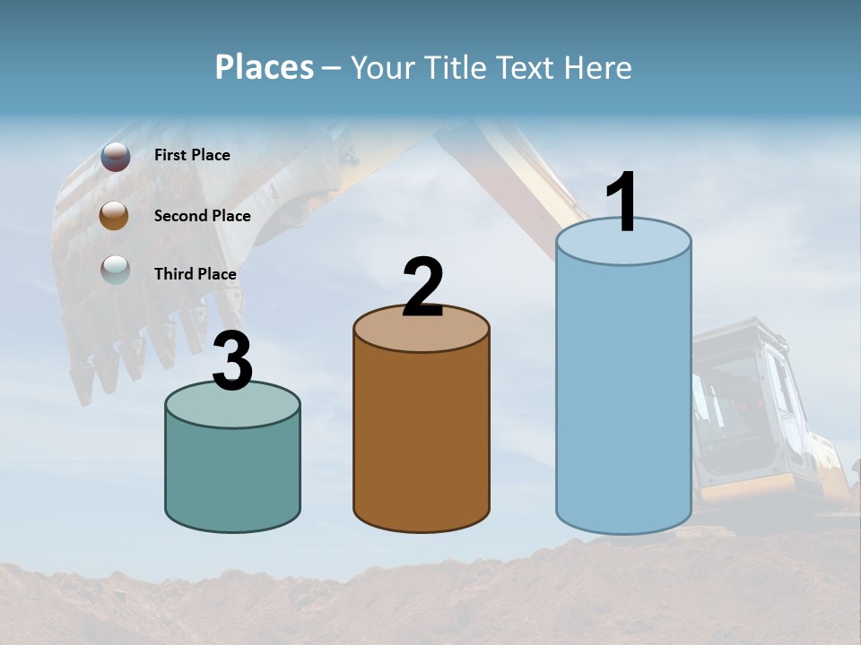 Shovel Land Working PowerPoint Template