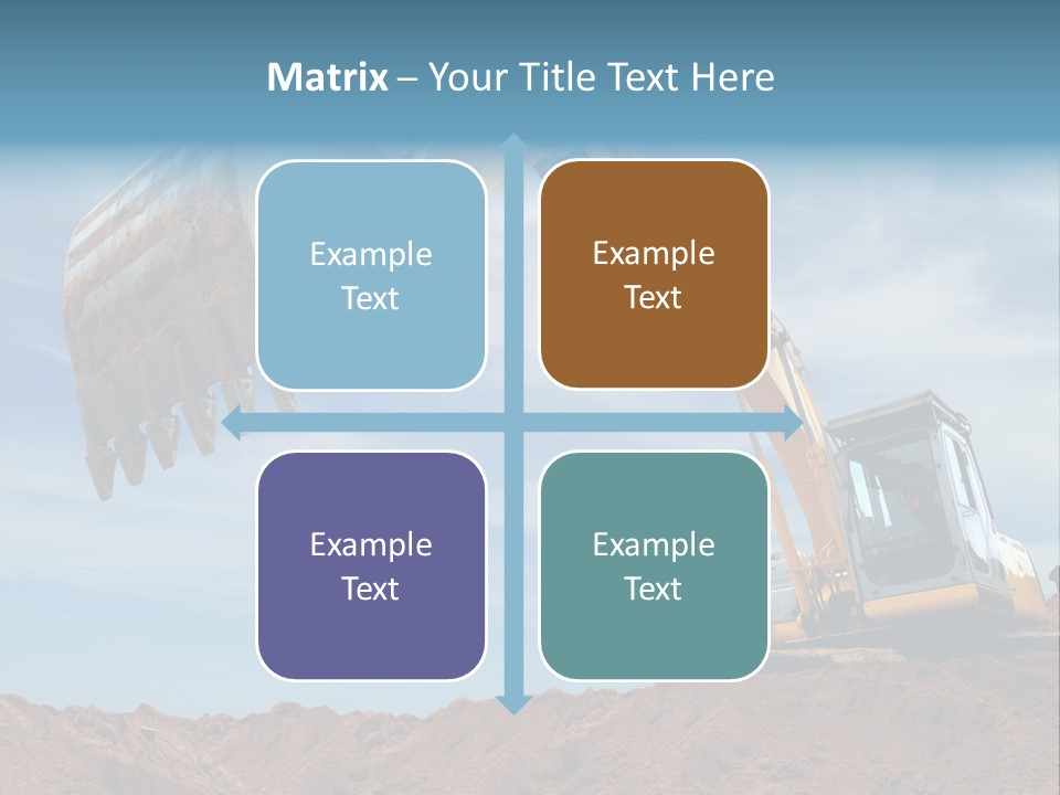 Shovel Land Working PowerPoint Template