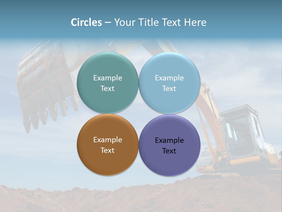 Shovel Land Working PowerPoint Template