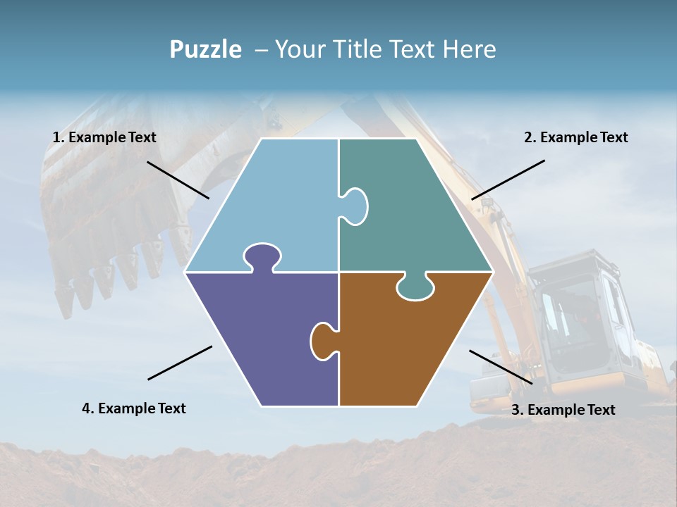 Shovel Land Working PowerPoint Template