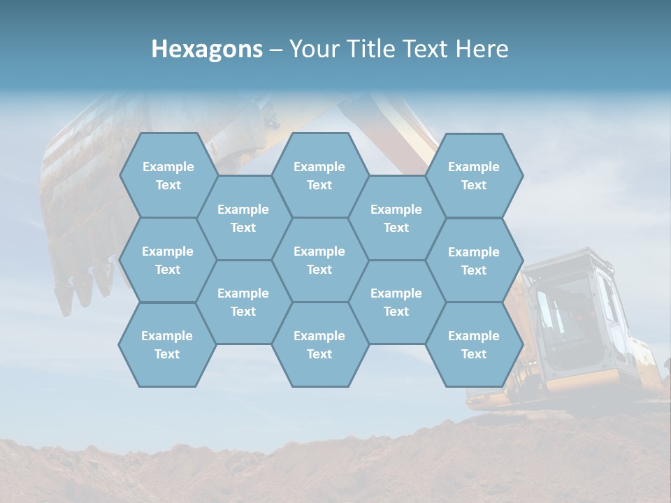Shovel Land Working PowerPoint Template